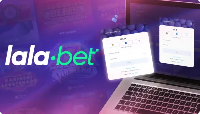 Registratie en inloggen bij Lalabet Casino
